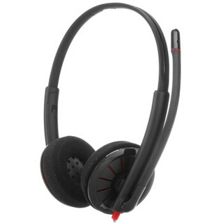 缤特力（Plantronics）C320 双耳有线降噪耳麦耳机带麦克风/自营