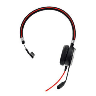 捷波朗(Jabra)在线教育教师版单耳话务耳机头戴式耳机客服耳机呼叫中心耳麦Evolve 40 UC USB降噪3.5mm单插