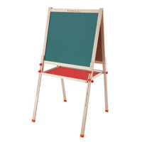 齐心(Comix)  BB7661实木可升降690*660mm实木可升降双面磁性多功能学生 儿童板粉笔绿色板