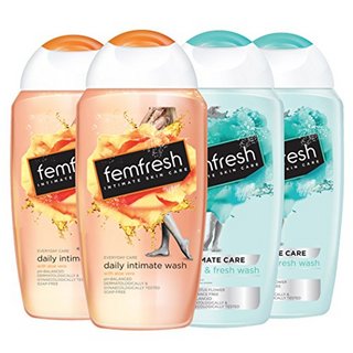 femfresh 芳芯 女性私处护理液 洋甘菊+莲花 250ml*4瓶