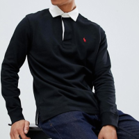 拉夫劳伦RALPH LAUREN rugby polo player logo 男士长袖橄榄球衫