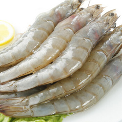 聚天鲜 国产虾 大虾 基围虾 生鲜虾类 青虾 大对虾 白虾（80-90只）净重2.8斤（核酸已检测）