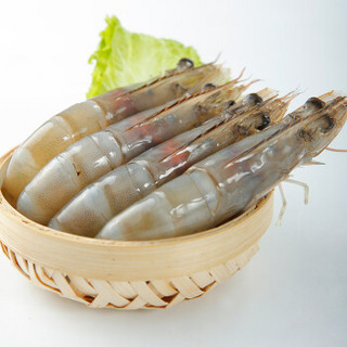 聚天鲜 厄瓜多尔白虾  60-80只 (1.7kg)