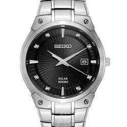 SEIKO 精工 Diamond SNE429 男士太阳能腕表