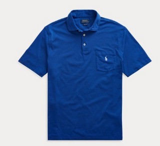   POLO RALPH LAUREN 男士口袋短袖POLO衫