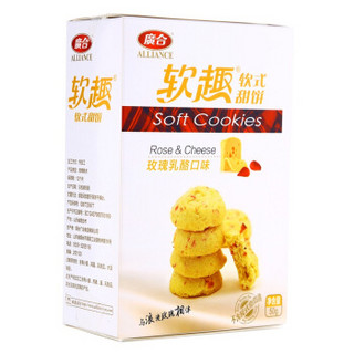 广合 软趣 软式甜饼 (50g、玫瑰乳酪味)