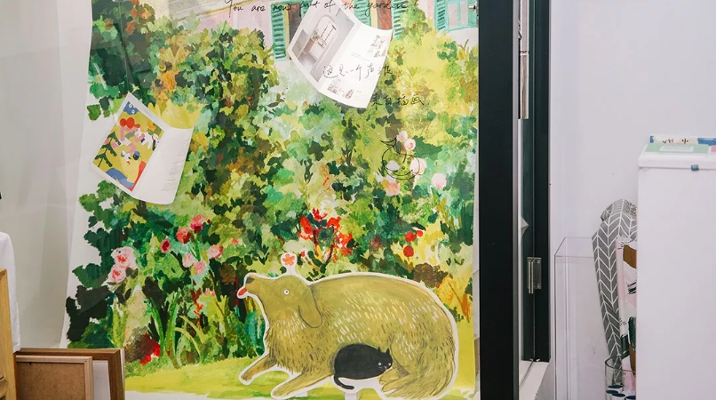 这大概是上海唯一的插画主题独立书店，400件宝贝有一半只能在这里看到