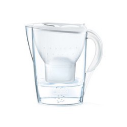 BRITA 碧然德 Marella滤水壶一壶一芯2.4升 白色