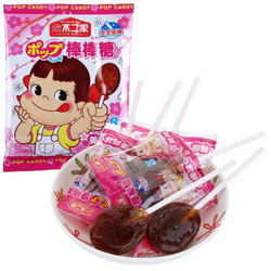FUJIYA 不二家 棒棒糖 美梅味 梅子味糖果儿童零食  休闲食品（约8支装）50g/袋