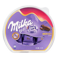 京东PLUS会员，限京沪：MILKA 妙卡 融情黑巧克力 碗装糖果零食 252g *2件