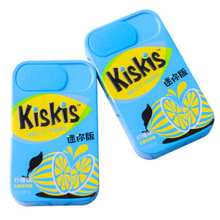 KisKis 酷滋 无糖薄荷糖 迷你版 (13g、柠檬味)