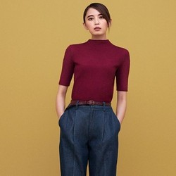 UNIQLO 优衣库 412729 女士高领T恤