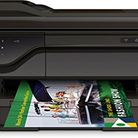 HP 惠普 OfficeJet 7612 宽幅面 一体式打印机  (A3、有线、黑色)