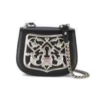PRADA 普拉达 金属雕花斜挎包