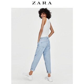 ZARA 08197033406-24 女士牛仔裤 (淡蓝色、26)