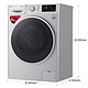 LG FLD80R2L 8kg 直驱变频全自动滚筒洗烘一体洗衣机
