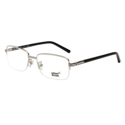 MontBlanc 万宝龙 男款银色镜框黑色镜腿光学