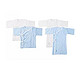 PurCotton 全棉时代 纯棉纱布婴儿服 长款2件+短款2件