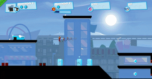 多人竞速搞笑游戏简介:《极速奔跑者》一款竞技性非常的强的跑酷游戏