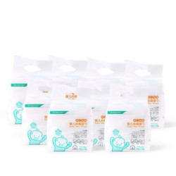 PurCotton 全棉时代 婴儿纯棉湿巾便携装 15*20cm 25片*4* 8提