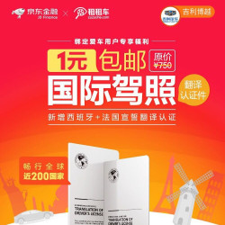 京东金融 X 租租车 国际驾照翻译认证