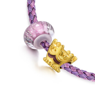 Chow Sang Sang 周生生 Charme Murano Glass 89298B 足金转运珠手链 89298B