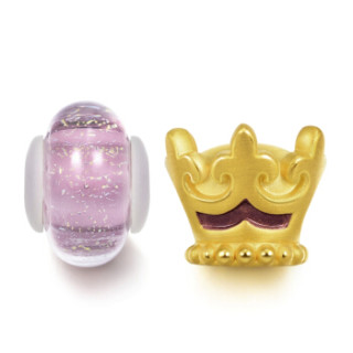 Chow Sang Sang 周生生 Charme Murano Glass 89298B 足金转运珠手链 89298B