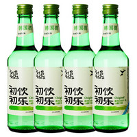 韩国进口  乐天（Lotte）初饮初乐 烧酒 组合装 360ml*4瓶 *3件