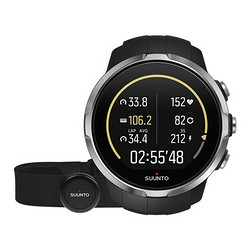 颂拓斯巴达sport GPS运动腕表（含心率带）黑色