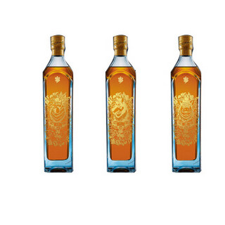 JOHNNIE WALKER 尊尼获加 蓝牌 调配苏格兰威士忌 十二生肖限量版 200ml*12瓶