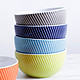 ST Ceramics 三塘陶瓷 浮雕陶瓷碗 5.5英寸 4个装
