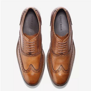 COLE HAAN Williams Wingtip 男士雕花皮鞋