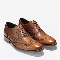 秋季焕新:COLE HAAN Williams Wingtip 男士雕花皮鞋