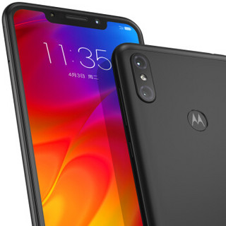 MOTOROLA 摩托罗拉 P30 note 4G手机 4GB+64GB 墨岩黑