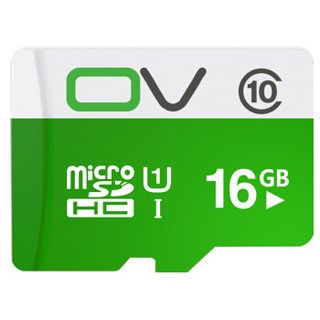 OV 16GB TF（MicroSD）存储卡 U1 C10 热销标准版 读速80MB/s 手机平板音响点读机高速存储卡