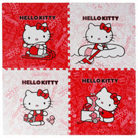 Meitoku 明德 HelloKitty PE泡沫爬行垫 60*60*1cm(4片装)红+白色