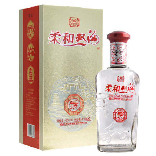 双沟 双沟 柔和双沟 银 浓香型白酒 42度 450ml