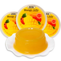 马来西亚进口ZEK芒果味85gx3水果味椰果果冻布丁儿童休闲吃货零食 *2件