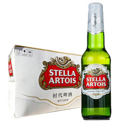 比利时进口啤酒 时代（Stella Artois beer） 330ml*24瓶 瓶装整箱 原装进口 *4件