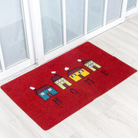 LIJIA HOME 丽家家居 HOME蹭蹭垫系列 地垫 暗红房子 50*80cm