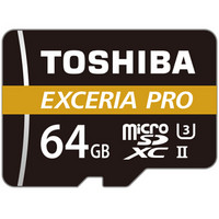  TOSHIBA 东芝 64GB R270M/S-W150M/S MicroSDXC Class10 UHS-II U3 TF存储卡