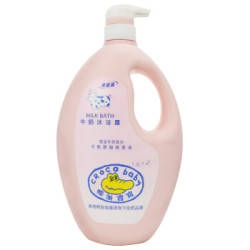 鳄鱼宝宝(CrocoBaby)儿童沐浴乳 宝宝牛奶沐浴露 沐浴液家庭装1100ml *6件