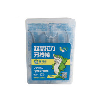 固特齿 竹炭扁线牙线棒 50支*2件装