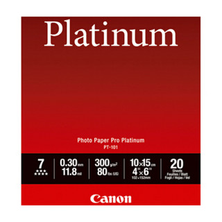 Canon 佳能 优质专业照片纸PT-101 4×6英寸 (20张/包)