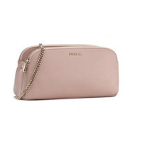 FURLA 芙拉 CAPRICCIO系列 女士链条斜挎包 中号 粉色