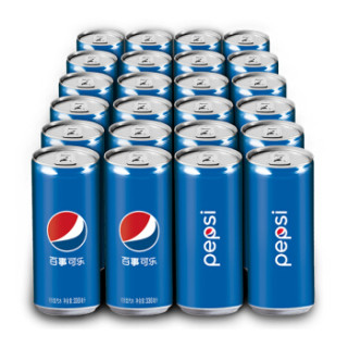 百事可乐 碳酸汽水饮料 330ml*24罐