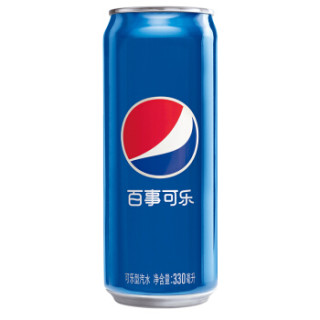 百事可乐 碳酸汽水饮料 330ml*24罐