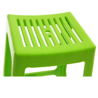 CHAHUA 茶花 塑料凳子 46.6cm 绿色 4只装