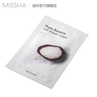 MISSHA 谜尚 纯净丝柔面膜大米