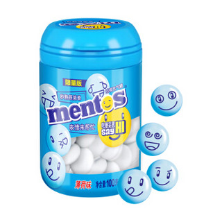 Mentos 曼妥思 劲嚼充气糖 薄荷味 100g *20件